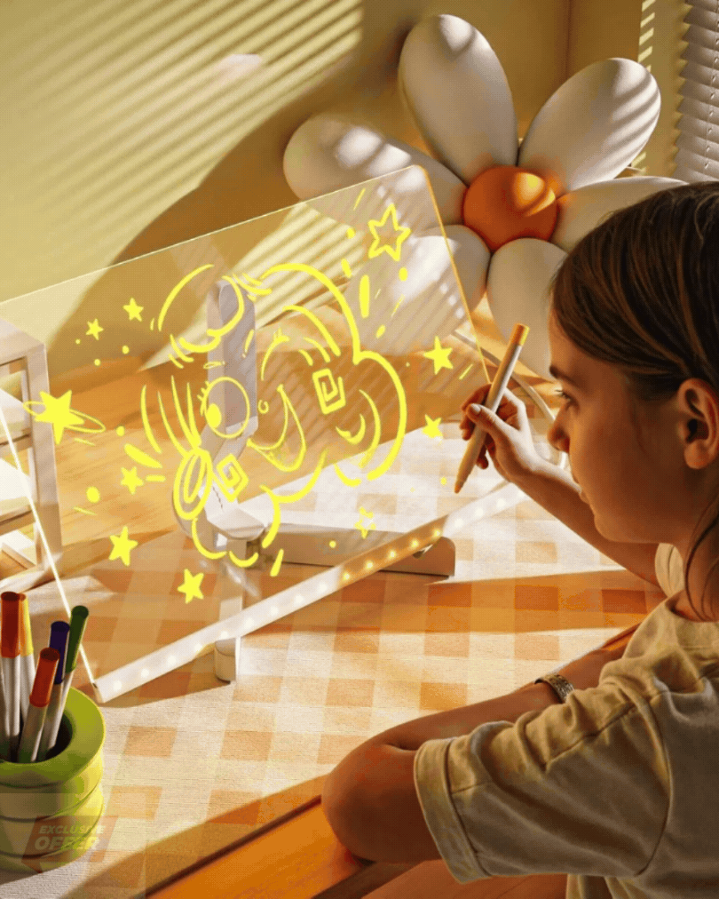 🚀 PIZARRA LED MÁGICA - DESPIERTA SU CREATIVIDAD 🌈✨