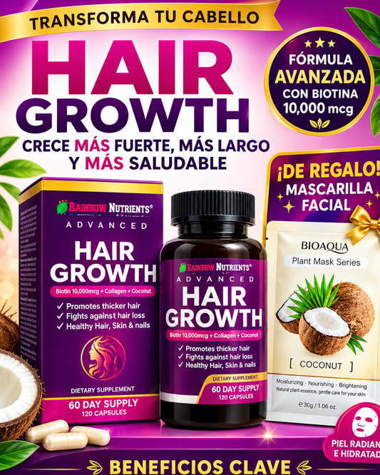 HAIR GROWTH + MASCARILLA FACIAL