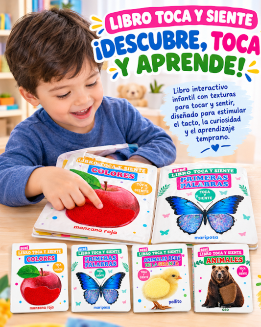 LIBRO TOCA Y SIENTE🐻❤️